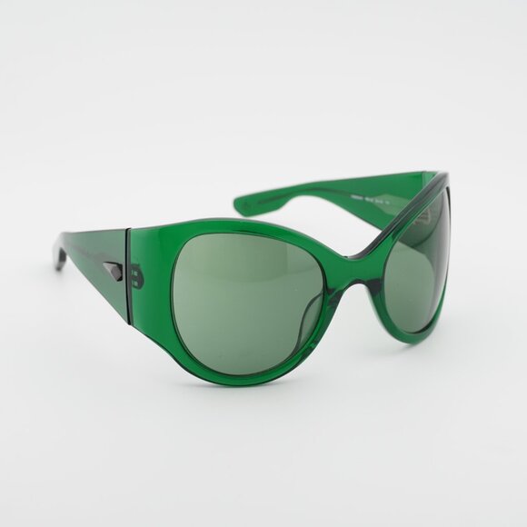 Rag & Bone RNB6004/S 01ED QT Sunglasses Green Butterfly Frame, Green Lenses - Picture 6 of 9